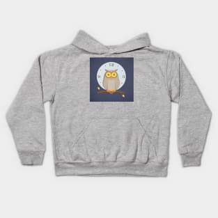 Tick Tack Owl Kids Hoodie